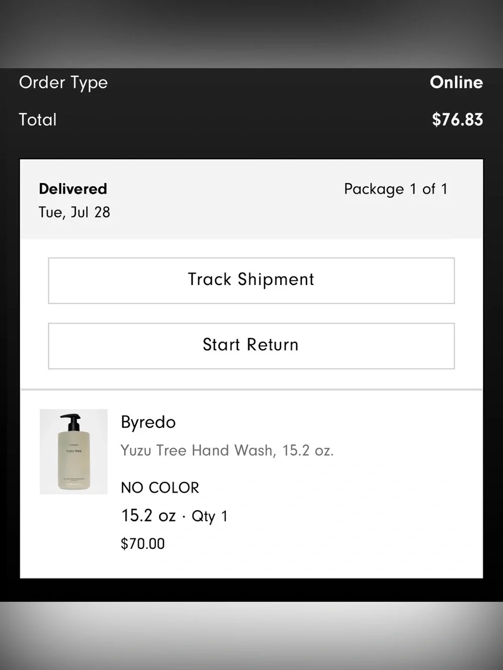 Byredo Yuzu Tree Hand Wash - Cream